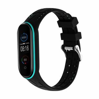 Xiaomi Mi Band 5/6 náhradní texturovaný náramek Armory, Modrá