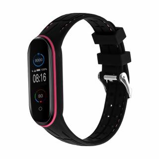 Xiaomi Mi Band 5/6 náhradní texturovaný náramek Armory, Růžová