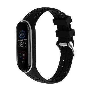 Xiaomi Mi Band 5/6 náhradní texturovaný náramek Armory, Šedá