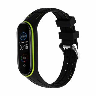 Xiaomi Mi Band 5/6 náhradní texturovaný náramek Armory, Zelená