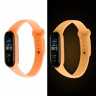 Xiaomi Mi Band 5/6 svítící náhradní náramek Oranžová