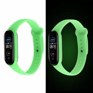 Xiaomi Mi Band 5/6 svítící náhradní náramek Zelená