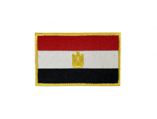 Nášivka na suchý zip Egypt vlajka 8 cm x 5cm