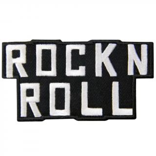 Nažehlovací nášivka ROCK n ROLL 8,8 x 4,6 cm