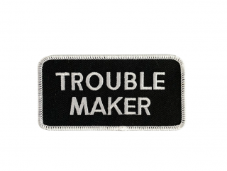 Nažehlovací nášivka Trouble Maker Rozměr: 5 x 10 cm