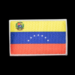 Nažehlovací nášivka Venezuela vlajka 8 x 5 cm