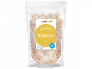 NUTIVA Lyofilizované banány plátky 100g