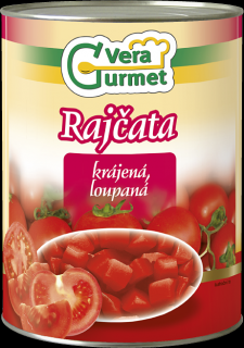 Rajčata loupaná - krájená 2,5kg