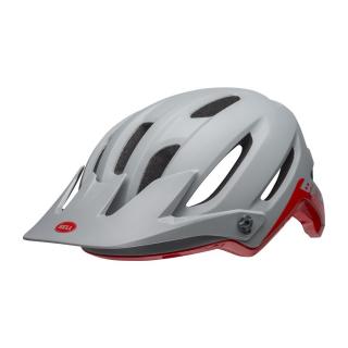 Cyklistická přilba BELL 4Forty Mat/Glos Gray/Crimson Velikost helmy: L 58-62cm