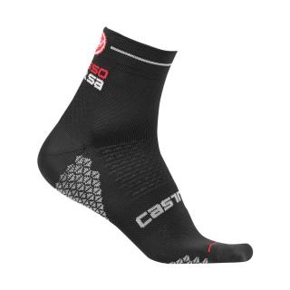 Cyklistické ponožky Castelli Rosa Corsa Due Velikost ponožek: EU 39-41 (L/XL)