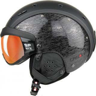 Lyžařská helma Casco SP-6 Visor Brush Black Velikost helmy: L 58-62cm