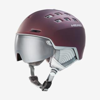Lyžařská helma Head RACHEL burgundy Velikost helmy: M-L 56-59cm