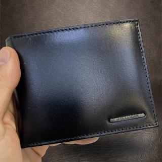 Pánská černá kožená peněženka Bellugio Leather RFID s monogramem (ražba) (Luxusní peněženka s ražbou vlastního monogramu dodá na exkluzivitě a vyjímečnosti.)