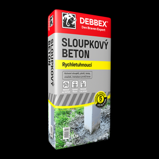 Sloupkový beton rychletuhnoucí  nemusí se míchat