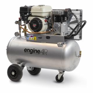 Benzínový kompresor Engine Air EA4-3,5-100CP  příkon 3,5 kW, sací výkon 320 l/min, tlak 10 bar, vzdušník 100 l