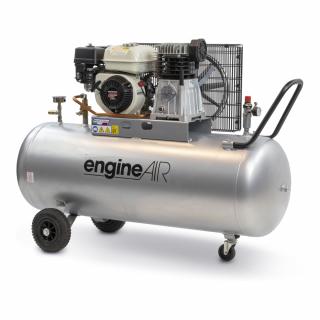 Benzínový kompresor Engine Air EA5-3,5-200CP  příkon 3,5 kW, sací výkon 411 l/min, tlak 10 bar, vzdušník 200 l