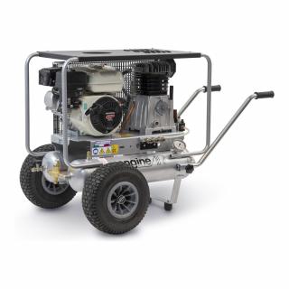 Benzínový kompresor Engine Air EA5-3,5-2x11RP  příkon 3,5 kW, sací výkon 411 l/min, tlak 10 bar, vzdušník 22 l