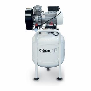 Dentální kompresor Clean Air CLR-1,1-50M  příkon 1,1 kW, sací výkon 240 l/min, tlak 8 bar, vzdušník 50 l, napětí 230/50 V/Hz