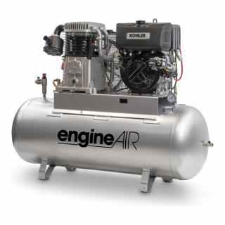 Dieselový kompresor Engine Air EA11-7,5-270FD  příkon 7,5 kW, sací výkon 1 038 l/min, tlak 10 bar, vzdušník 270 l