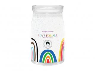 ankee Candle Signature - vonná svíčka LOVE FOR ALL (Láska pro všechny) 567 g