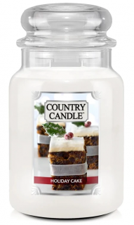 Country Candle - vonná svíčka HOLIDAY CAKE (Sváteční koláč) 652 g