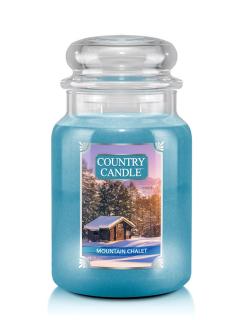 Country Candle - vonná svíčka MOUNTAIN CHALET (Chata v horách) 652 g