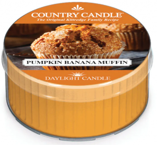 Country Candle - vonná svíčka PUMPKIN BANANA MUFFIN (Dýňovo banánový muffin) 42 g