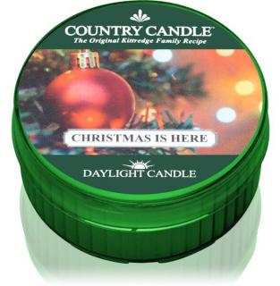 Country Candle - votivní svíčka CHRISTMAS IS HERE (Vánoce jsou tady) 42 g