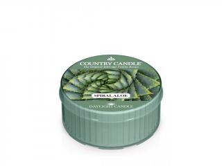 Country Candle - votivní svíčka SPIRAL ALOE (Spirálovitá aloe) 42 g