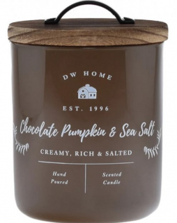 DW Home - vonná svíčka CHOCOLATE PUMPKIN & SEA SALT (Horká čokoláda s dýňovým kořením a mořskou solí) 434 g