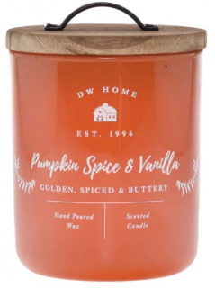 DW Home - vonná svíčka PUMPKIN SPICE & VANILLA (Dýňové koření s vanilkou) 241 g