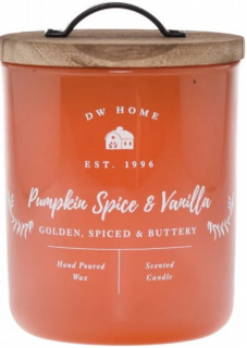 DW Home - vonná svíčka PUMPKIN SPICE & VANILLA (Dýňové koření s vanilkou) 425 g