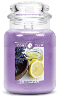 Goose Creek Candle - vonná svíčka CITRUS LAVENDER (Citrusová levandule) 680 g