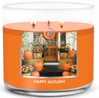 Goose Creek Candle - vonná svíčka HAPPY AUTUMN (Šťastný podzim) 411 g