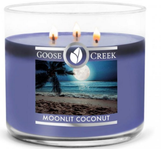 Goose Creek Candle - vonná svíčka MOONLIT COCONUT (Kokos ozářený měsícem) 411 g