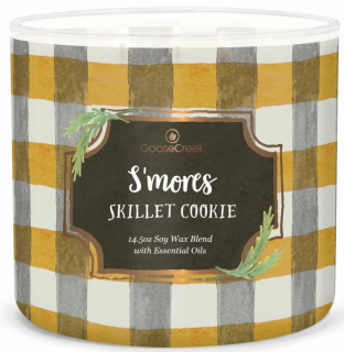 Goose Creek Candle - vonná svíčka Smores Skillet Cookie (Sušenka s opečenými marshmallows) 411 g