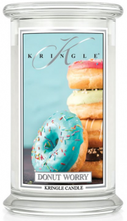 Kringle Candle - vonná svíčka DONUT WORRY (Žádné sladké obavy) 624 g