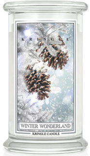 Kringle Candle - vonná svíčka WINTER WONDERLAND (Zimní ráj) 624 g