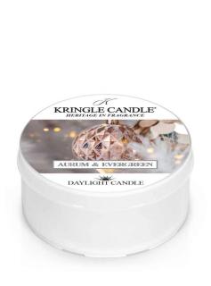 Kringle Candle - votivní svíčka votivní svíčka AURUM & EVERGREEN (Aura a jehličí) 42 g