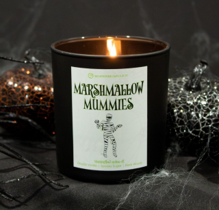 Milkouse Candle – vonná svíčka MARSHMALLOW MUMMIES (Marshmallows mumie) 212 g