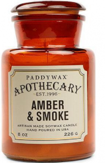 Paddywax - vonná svíčka AMBER & SMOKE (Ambra a kouř) 226 g