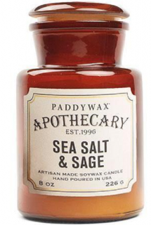 Paddywax - vonná svíčka SEA SALT + SAGE (Mořská sůl + Šalvěj) 226 g