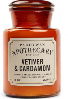 Paddywax - vonná svíčka VETIVER & CARDAMOM (Vetiver a kardamon) 226 g