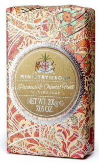 Tuhé mýdlo Ministry Of Soap - PATCHOULI & ORIENTAL FRUIT (Pačuli a orientální ovoce) 200 g