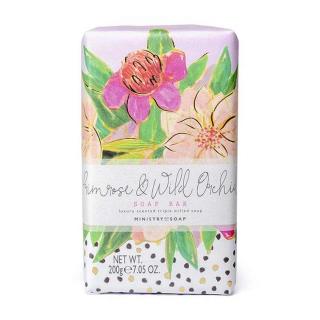 Tuhé mýdlo Ministry Of Soap - PRIMROSE & WILD ORCHID (Prvosenka a divoká orchidej) 200 g