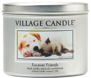 Village Candle - vonná svíčka FUR-EVER FRIENDS (Navždy kamarádi) 262 g