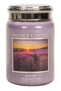 Village Candle - vonná svíčka LAVENDER (Levandule) 602 g