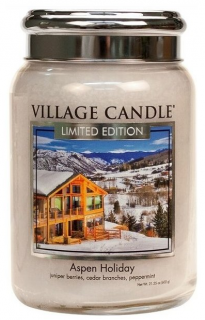 Village Candle - vonný vosk ASPEN HOLIDAY (Sváteční aspen) 602 g