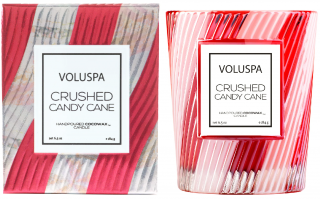 Voluspa - vonná svíčka CRUSHED CANDY CANE (Rozdrcená cukrová hůlka) 184 g