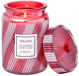 Voluspa - vonná svíčka CRUSHED CANDY CANE (Rozdrcená cukrová hůlka) 510 g